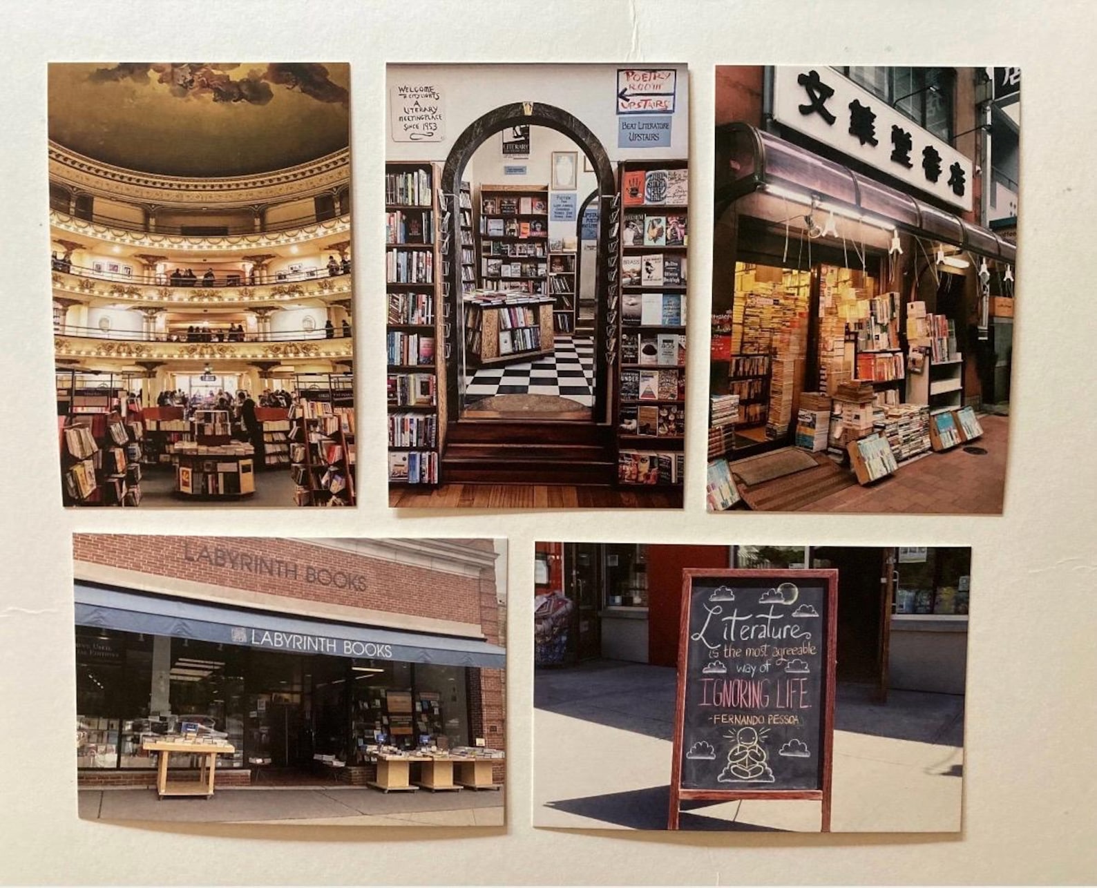 Bookstore Photography Postcards: Bookshops Around the World Prints ...
