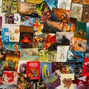 Dungeons & Dragons Fantasy Postkarte Lucky Dip| Wähle 5 oder 10| Kunstdrucke| Geschenke| Wandkunst | Rollenspiel| Gamer| Kunsthandwerk| Sammelalbum