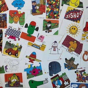 ミスターメン＆リトルミス ポストカード ラッキーディップ！ロジャー・ハーグリーブス アソートポストカード｜5枚または10枚をお選びください｜児童書｜アートプリント｜子供部屋デコレーション
