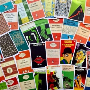 Carte postale Penguin Classics Lucky Dip : Illustrations de couverture de livre| Choisissez 5 ou 10| Impressions d'art| Petits cadeaux| Artisanat| Amateurs de livres| Décoration murale| Décoration| millésime