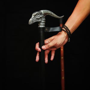 Vintage Brass Handle Walking Stick | Solid Wood Cane for Men | Handmade Walking Cane | Stylish Mobility Aid | Antique-Inspired Gift