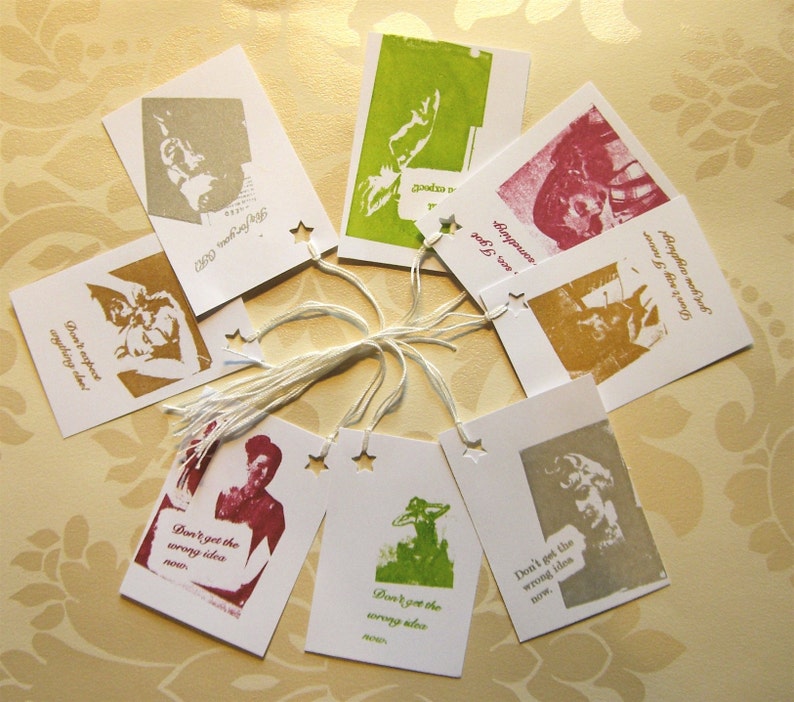 Original Print Gocco Screenprinted Shirty Comment Cheeky Etsy