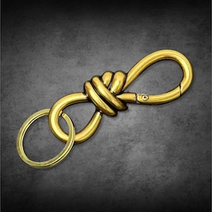 Twisted Know Keychain, Carabiner Bag Keychain, Y2k Fashion Keychain, Y2k Gifts For Her