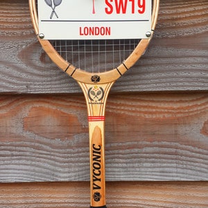 Wimbledon Tennis Racket Wall Clock image 5