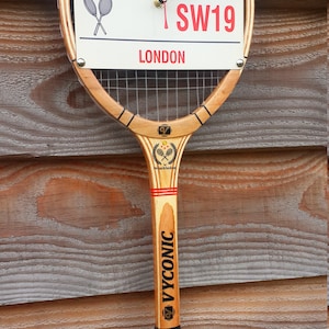 Wimbledon Tennis Racket Wall Clock image 6