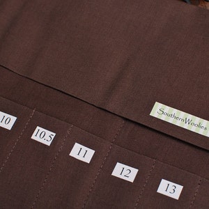 Iron-On Numbers for Interchangeable Needle Cases - US Needle Sizes