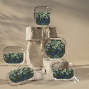 Flowers Case Painting Cover for Apple Airpods Pro Airpods 4 3 Beats Fit Pro Airpods 1 2 Samsung Galaxy Buds 2 Buds+ Buds FE Sony WF-1000XM4