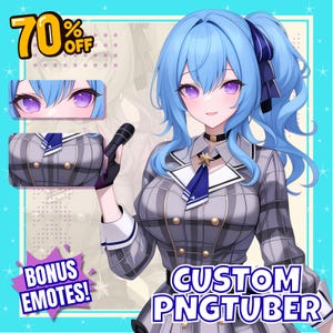 BENUTZERDEFINIERTE PNGTUBER | PNGtuber Charakter | PNGtuber Auftragsarbeiten | PNGtuber für Streamer | PNGtuber Modell | PNG Modell | PNGtuber Anime | PNGtuber