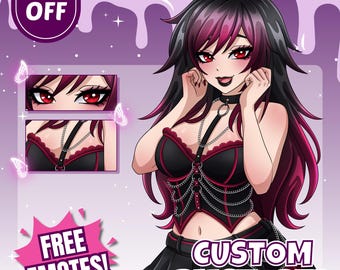 Modèle personnalisé de tubercules png | Tubercule png femelle, Stream Model PNG, cadeau VTuber Kawaii