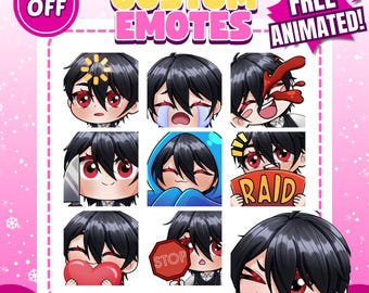 Eigene Twitch Emotes für Streamer | Twitch und Discord Emotes | Niedliche Benutzerdefinierte Emotes | Streamer Emote Paket