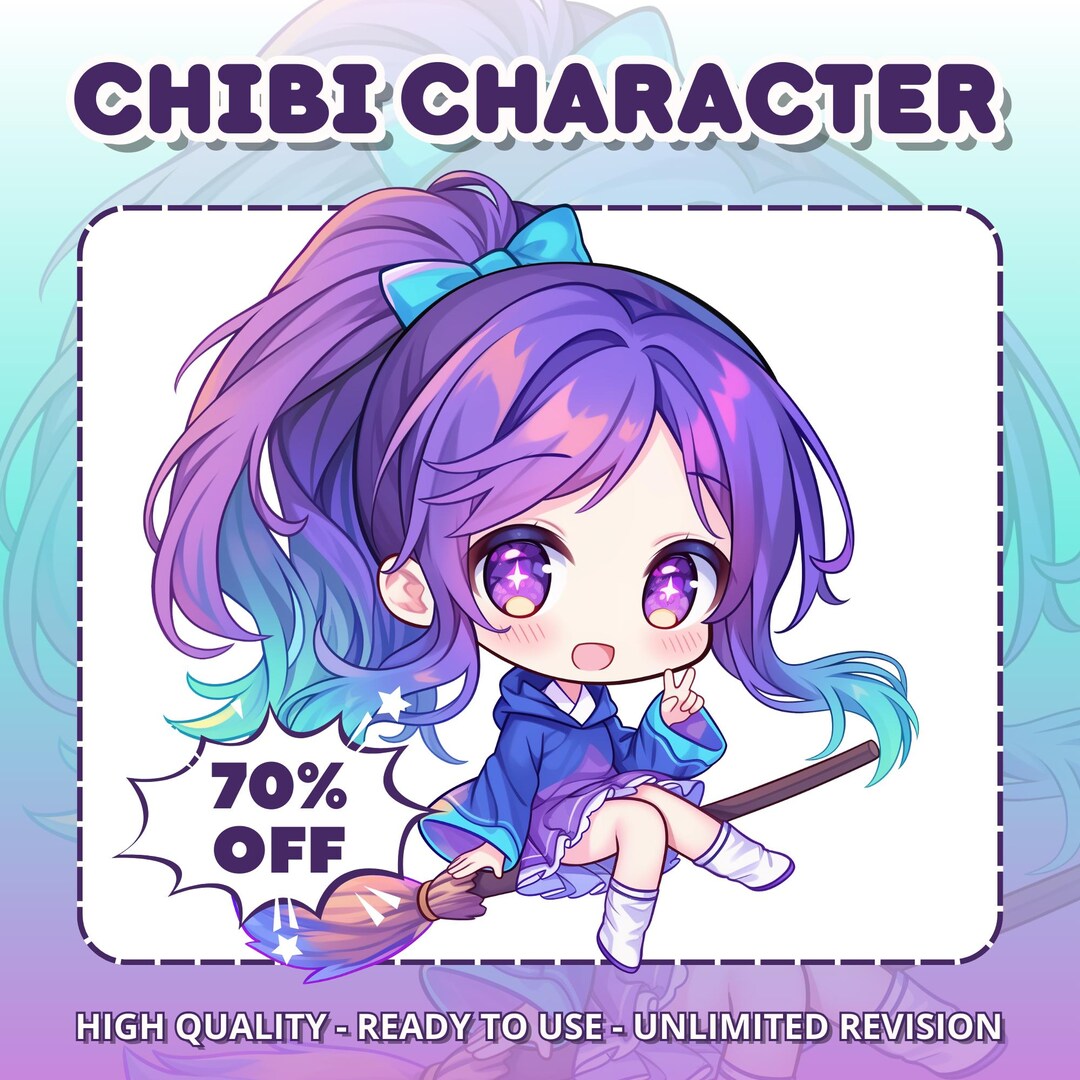 Custom Chibi Anime Art | Couple & Pet Chibi | Semi Chibi Original ...
