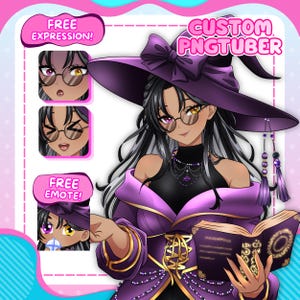 Commissione PNGTuber personalizzata / Modello PNGTuber anime per YouTube e Twitch / Uso commerciale / Avatar per streamer reattivo