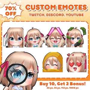 Custom Twitch Emotes | Animated Emotes | Twitch Emote for streamer | YCH | Kick Emote | Twitch Emotes | Christmas Emotes | Discord | Emojis