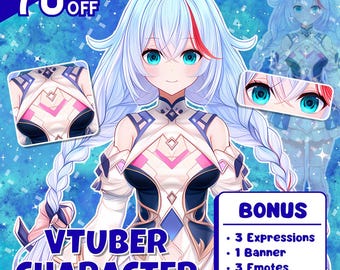 CUSTOM Live2D VTUBER Model Kommision | Vtuber Modell | Anime | Vtuber Guthaben | Anime Kunst | Live2D | Pngtuber | Vtuber männlich oder weiblich