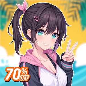PFP Comission, Anime, CUSTOM Pfp, Pfp ANIME, Pngtuber pfp, Vtuber pfp, Profile picture, Anime Character, Profile Icon, Character Commission