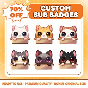 Custom Twitch Badges | Twitch sub badges | Discord badges | Twitch bit badges | Custom sub badges