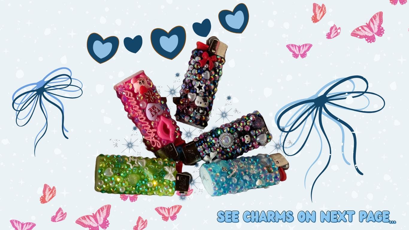 Custom Mini Lighters Custom Mini Rhinestone Lighters - Etsy