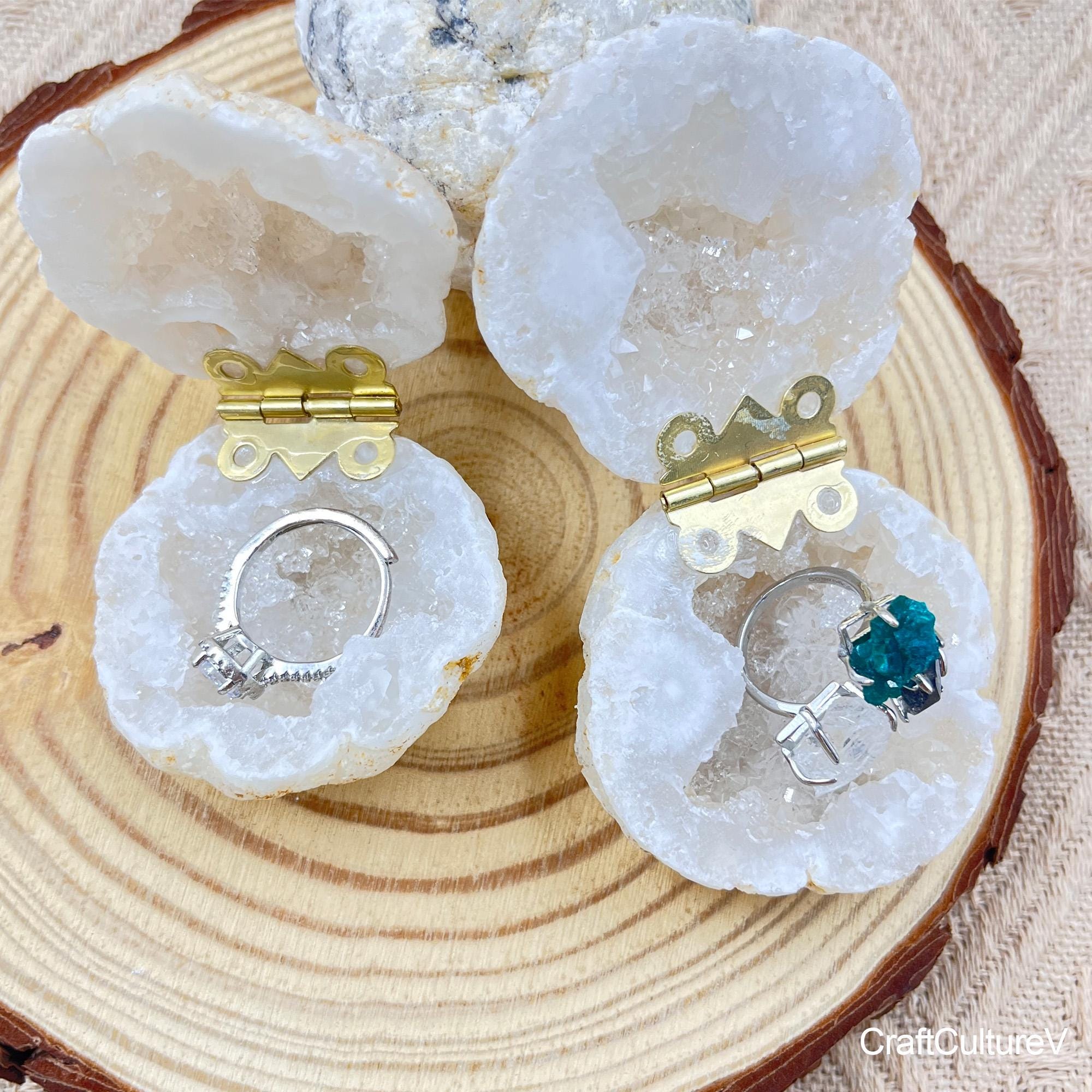 Geode ring box - Etsy 日本