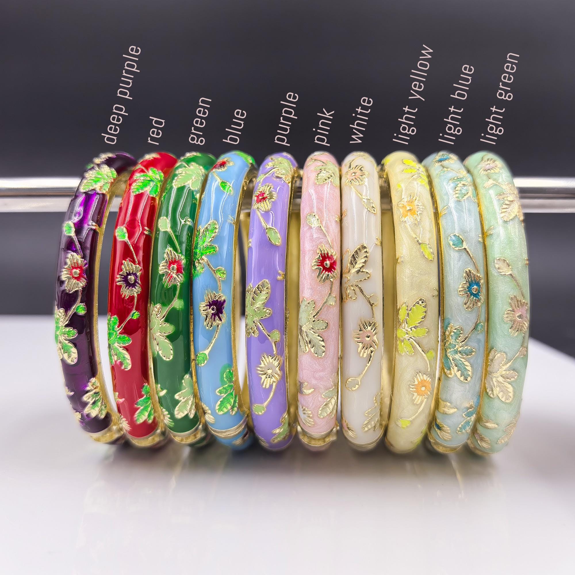 Cloisonne Bangle - Etsy