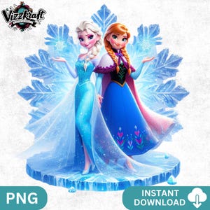 Cartoon Princess PNG: Kids Sublimation Design (Digital Download)