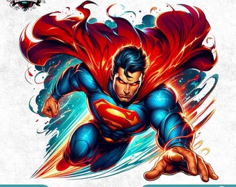 Archivo PNG de superhéroe: Diseño de camiseta de héroe en alta resolución (Descarga digital)