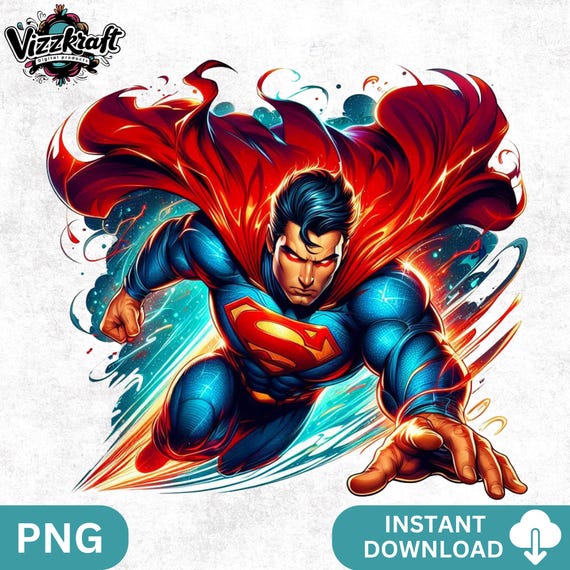 Superhero PNG File: High-Resolution Hero Shirt Design (Digital Download