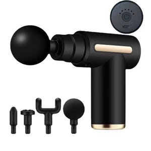 Mini pistola de masaje muscular portátil, compacta y silenciosa para una relajación muscular eficaz y una terapia de vibración