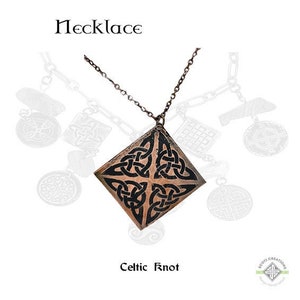 CLEARANCE - Celtic Necklace, Celtic Knot Pendant