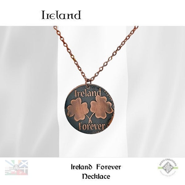 Ireland Necklace, Ireland Forever, Celtic Nation