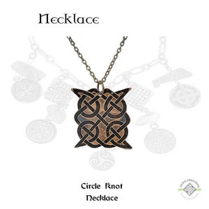 Celtic Knot #11, Celtic Necklace, Pendant