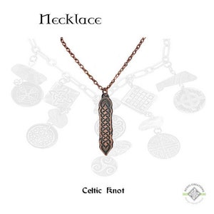 Celtic Knot #9, Celtic Necklace, Pendant