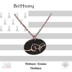 Brittany Symbol #9 Necklace, Erimine,  Celtic Nation