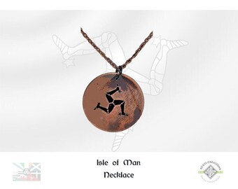 Isle of Man Symbol #2 Necklace, Celtic Nation