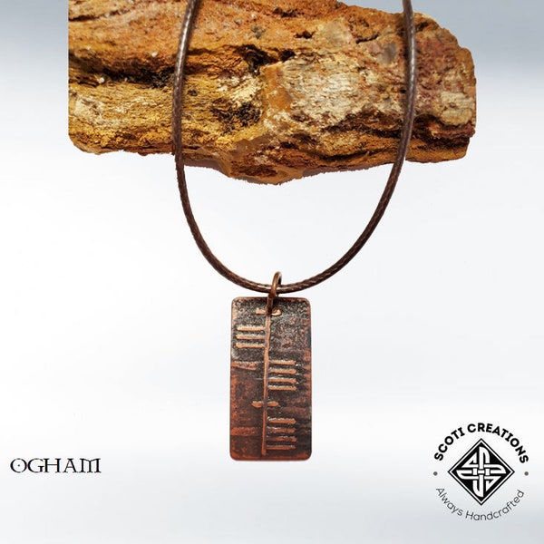 Ogham "Happy" Necklace