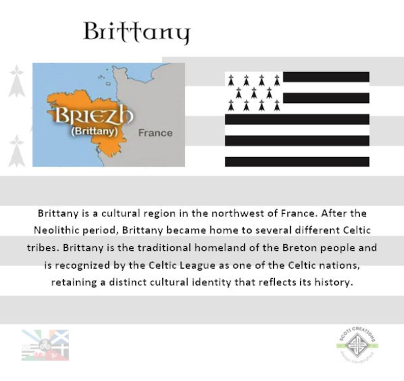 Bretagne Symbol 7 Ohrringe der Kelten Etsy.de