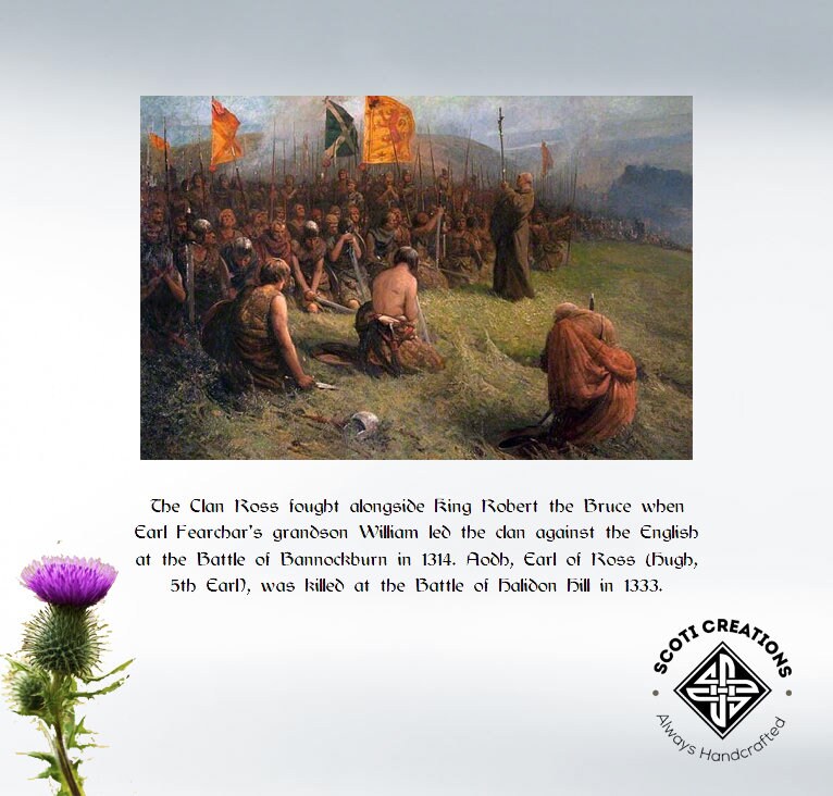 Clan Ross Badge Scottish Clan Highland Clan Clan Ross | Etsy