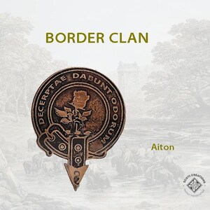 Clan Aiton Badge, Scottish  Border Clan