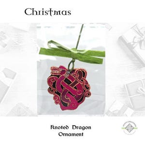 Tree Ornament Celtic Dragon