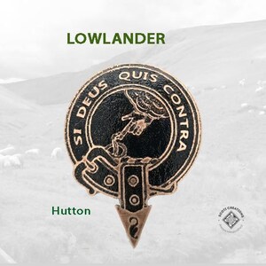 Clan Hutton Badge, Scottish Lowland Clan