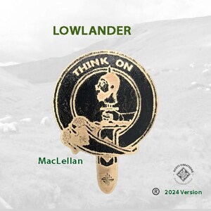 Clan MacLellen Badge, Scottish Lowland Clan