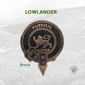 Clan Bruce Badge, Scottish Lowland Clan