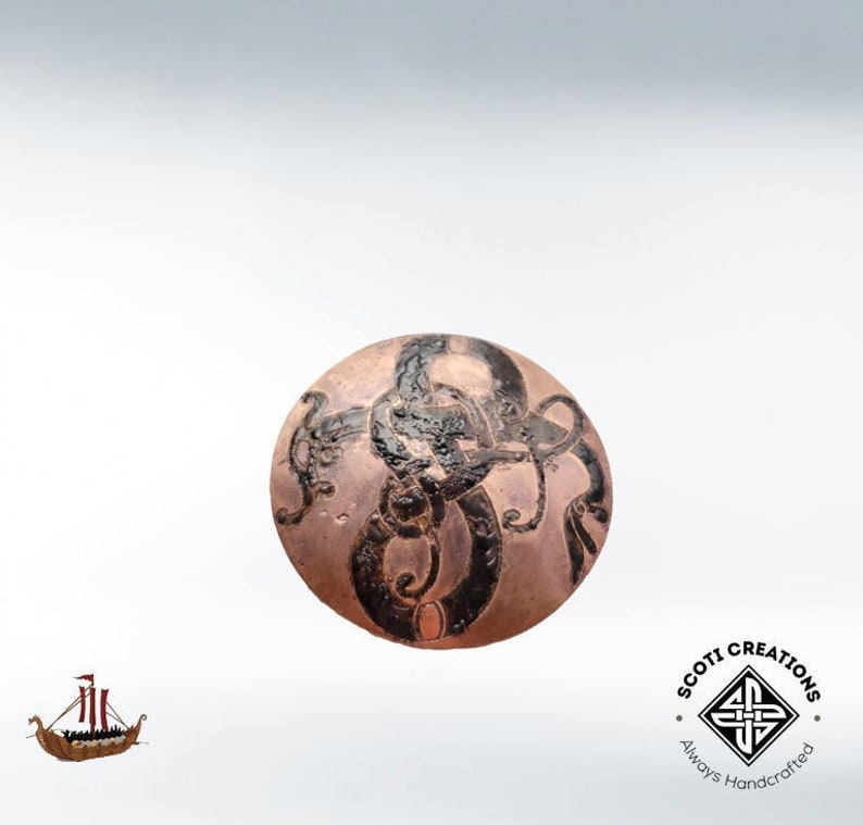 Viking LindwormLindwurm Brooch