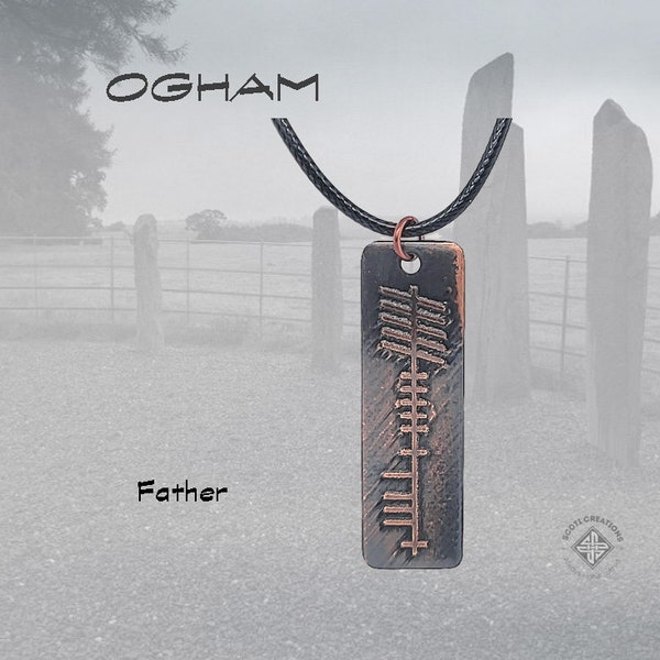Ogham "Father" Necklace