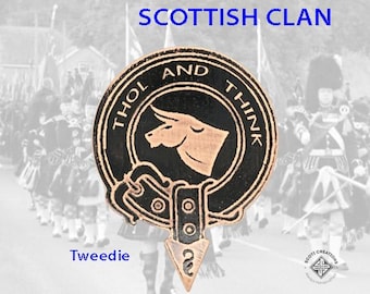 Clan Tweedie Badge, Scottish  Clan