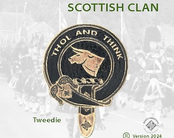 Clan Tweedie Badge, Scottish  Clan