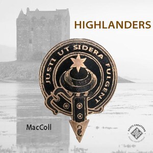 Clan MacColl Badge, Scottish  Clan