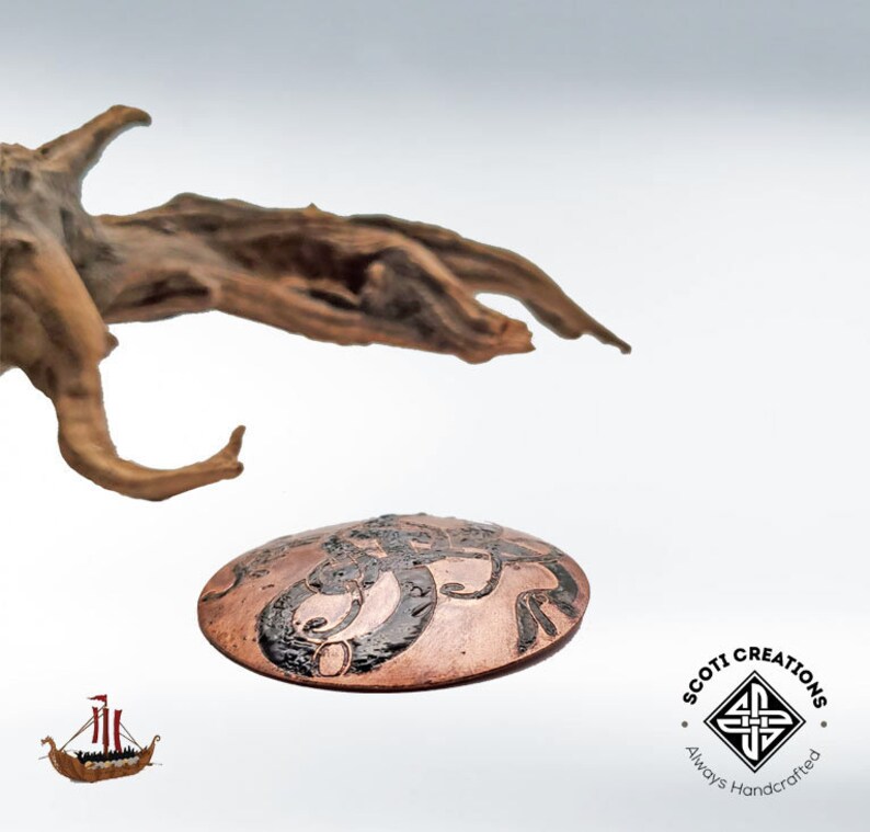 Viking LindwormLindwurm Brooch