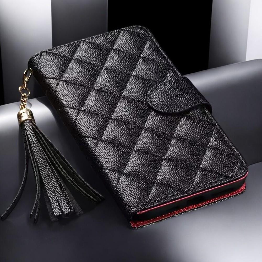 CHANEL - iPhone XSMAXケース　CHANEL CHANEL Lambskin Quilted iPhone X Case Black