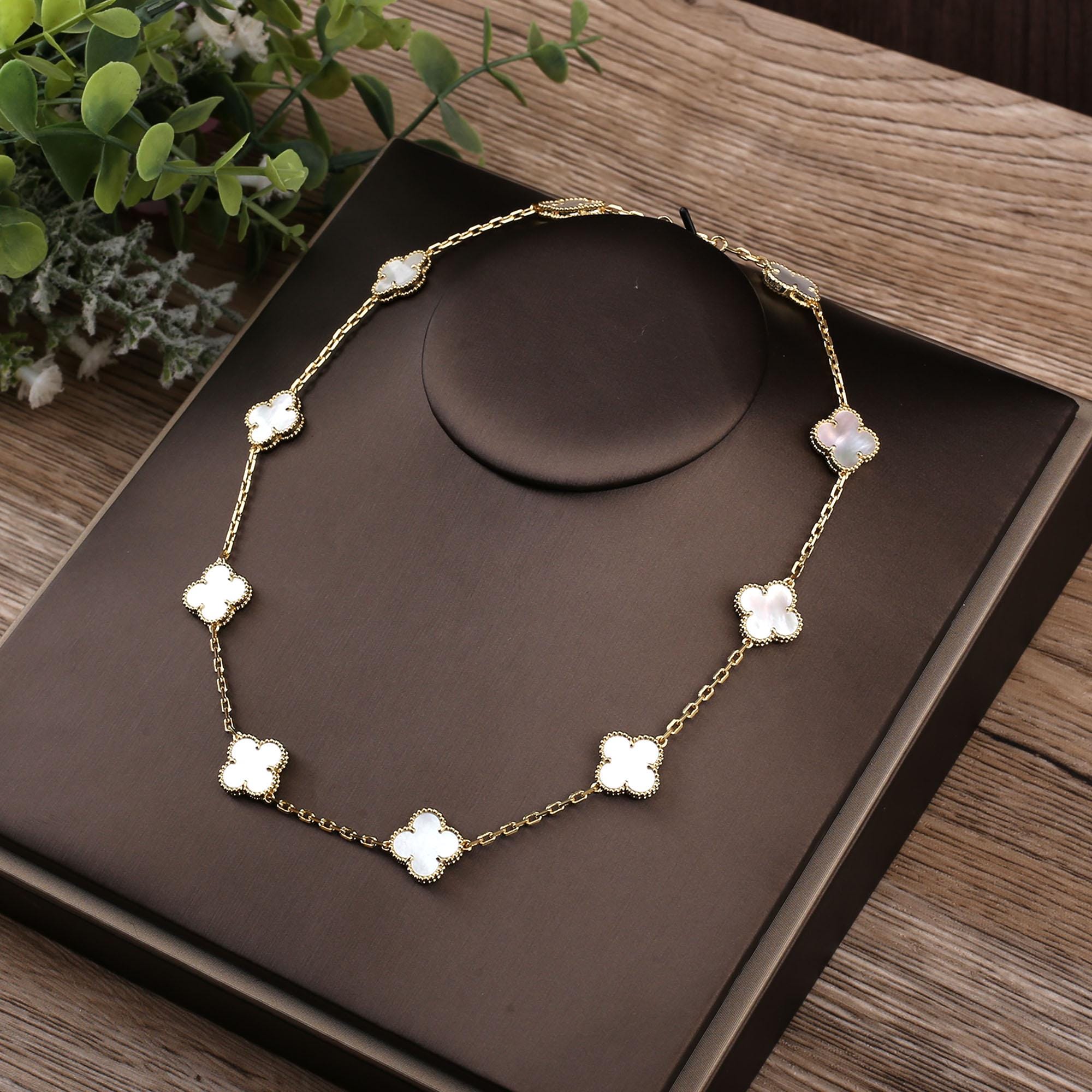 Clover Necklace Van Cleef Silver - Etsy Canada