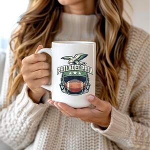 Philadelphia Eagles Coffee Mug, Eagles Football Fans Ceramic Coffee mug, Football tea cocoa Mug, game day,gift for fans,eagles fans gift